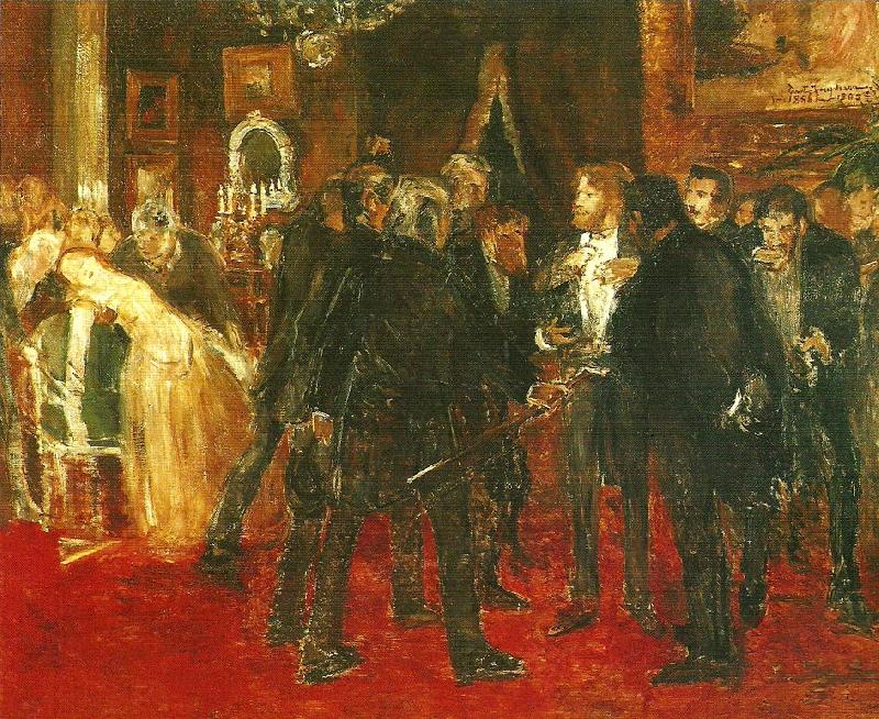 Ernst Josephson Falskspelaren oil painting image